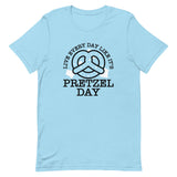 Live Every Day Like It's Pretzel Day Men's Signature Tee