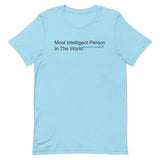Most Intelligent Person in the World Citation Needed Men's Signature Tee