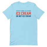 Everything Is Ice Cream Or Not Ice Cream Men's Signature Tee