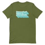 Not Begun To Procrastinate Men's Signature Tee