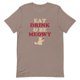 Eat Drink & Be Meowy Men's Signature Tee