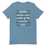 Skilled Reader And Scribe Of The Ancient Text Men's Signature Tee