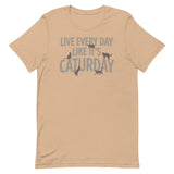 Live Every Day Like It's Caturday Men's Signature Tee