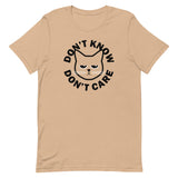 Don't Know Don't Care Men's Signature Tee