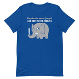 Elephants Never Forgive Men's Signature Tee