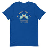 My Weekends Are In Tents Men's Signature Tee
