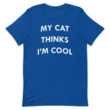 My Cat Thinks I'm Cool Men's Signature Tee