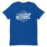 I Play Keyboard For The Internet Men's Signature Tee