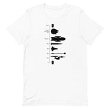 Space Ship Timeline Men's Signature Tee