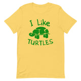 I Like Turtles Men's Signature Tee