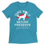 Dire Wolf Nature Preserve Men's Tri-Blend Tee