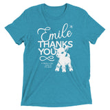 Emile Thanks You Men's Tri-Blend Tee