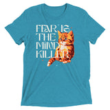 Fear Is The Mind Killer Cat Men's Tri-Blend Tee