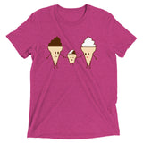 Ice Cream Family Men's Tri-Blend Tee