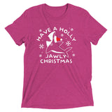 Have A Holly Jawly Christmas Men's Tri-Blend Tee