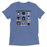 Monsters Of The World Men's Tri-Blend Tee