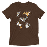 Sharks In Space Men's Tri-Blend Tee