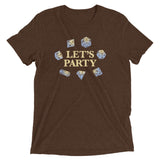 Let's Party Dice Men's Tri-Blend Tee