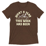 What A Year This Week Has Been Men's Tri-Blend Tee