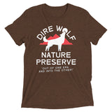 Dire Wolf Nature Preserve Men's Tri-Blend Tee