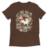 Are You Overthinking What I'm Overthinking? Men's Tri-Blend Tee
