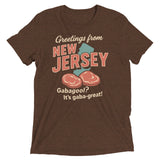 Greetings From New Jersey Men's Tri-Blend Tee
