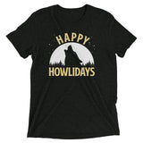 Happy Howlidays Men's Tri-Blend Tee