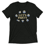 Let's Party Dice Men's Tri-Blend Tee