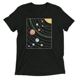 9 Planets Men's Tri-Blend Tee
