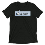 Like A Boss Thumbs Up Men's Tri-Blend Tee