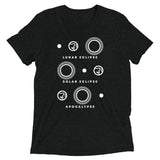 Lunar Eclipse Solar Eclipse Apocalypse Men's Tri-Blend Tee