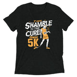 Shamble To The Cure Zombie 5K Men's Tri-Blend Tee
