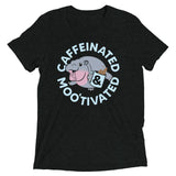 Caffeinated & Moo'tivated Men's Tri-Blend Tee