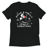 Have A Holly Jawly Christmas Men's Tri-Blend Tee