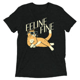 Feline Fine Men's Tri-Blend Tee