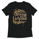 Quietly Thriving In Fictional Realms Men's Tri-Blend Tee