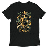 My Actions Know Nothing Of Logic Men's Tri-Blend Tee