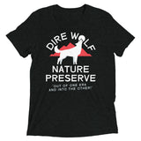 Dire Wolf Nature Preserve Men's Tri-Blend Tee