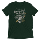 Wednesday's Child Is Full Of Woe Men's Tri-Blend Tee