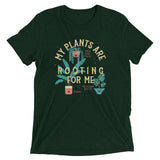 My Plants Are Rooting For Me Men's Tri-Blend Tee