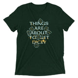Things Are About To Get Dicey Men's Tri-Blend Tee