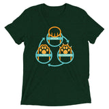 Rock Paper Scissors Paws Men's Tri-Blend Tee