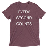 Every Second Counts Men's Tri-Blend Tee