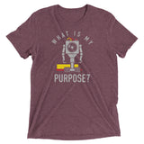 What Is My Purpose? Men's Tri-Blend Tee