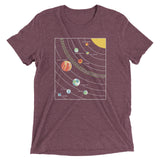 9 Planets Men's Tri-Blend Tee