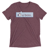 Like A Boss Thumbs Up Men's Tri-Blend Tee