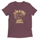 The Stab Rabbit Is My Spirit Animal Men's Tri-Blend Tee