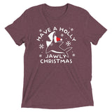 Have A Holly Jawly Christmas Men's Tri-Blend Tee