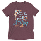 Strange Women Lying In Ponds Sword Distribution Co Men's Tri-Blend Tee