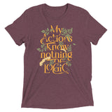 My Actions Know Nothing Of Logic Men's Tri-Blend Tee